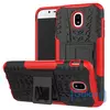 Противоударный чехол бампер Nevellya Case (встроенная подставка) для Samsung Galaxy J3 2017 J330F Red (Красный)