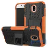 Противоударный чехол бампер Nevellya Case (встроенная подставка) для Samsung Galaxy J3 2017 J330F Orange (Оранжевый)