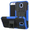 Противоударный чехол бампер Nevellya Case (встроенная подставка) для Samsung Galaxy J3 2017 J330F Blue (Синий)