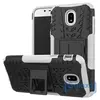 Противоударный чехол бампер Nevellya Case (встроенная подставка) для Samsung Galaxy J3 2017 J330F White (Белый)