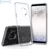 Оригинальный чехол бампер Spigen Liquid Crystal Glitter для Samsung Galaxy S9 Crystal Quartz (Прозрачный Кварц)