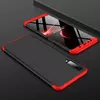 Противоударный чехол бампер GKK Dual Armor для Samsung Galaxy A7 2018 Black / Red (Черный / Красный)