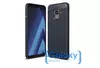 Чехол бампер iPaky Carbon Fiber для Samsung Galaxy J4 2018 J400F Blue (Синий)