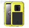 Противоударный чехол бампер Love Mei PowerFull для Samsung Galaxy S9 Yellow (Желтый)