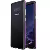 Металлический Чехол бампер Luphie Sword для Samsung Galaxy Note 8 Black & Purple (Черный/Фиолетовый)