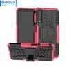 Противоударный чехол бампер Nevellya Case (встроенная подставка) для Samsung Galaxy A7 2018 Pink (Розовый)