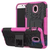 Противоударный чехол бампер Nevellya Case (встроенная подставка) для Samsung Galaxy J5 2017 J530F Pink (Розовый)