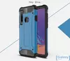 Противоударный чехол бампер Anomaly Rugged Hybrid для Samsung Galaxy A9 2018 Blue (Синий)