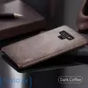 Чехол бампер X-Level Leather Bumper для Samsung Galaxy Note 9 Coffee (Кофейный)