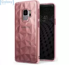 Чехол бампер Ringke Air Prism Series для Samsung Galaxy S9 Rose Gold (Розовое Золото)