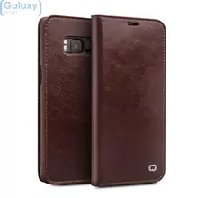 Чехол книжка Qialino Magnetic Classic Leather Case для Samsung Galaxy S8 G950F Brown (Коричневый)