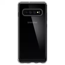 Чехол бампер Spigen Case Crystal Hybrid Series для Samsung Galaxy S10 Crystal Clear (Прозрачный)