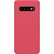 Чехол бампер Nillkin Super Frosted Shield для Samsung Galaxy S10 Red (Красный)