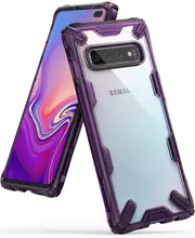 Чехол бампер Ringke Fusion-X Case для Samsung Galaxy S10 Lilac Purple (Лиловый)