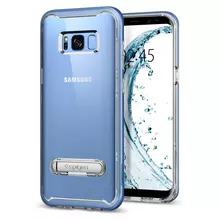 Чехол бампер Spigen Case Crystal Hybrid для Samsung Galaxy S8 Plus lue Coral (Голубой коралл)