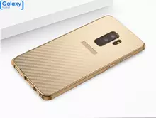 Чехол бампер Anomaly Carbon Series для Samsung Galaxy S9 Plus Golden (Золотой)