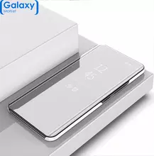 Чехол книжка Anomaly Clear View Case для Samsung Galaxy A6 Plus (2018) Silver (Серебристый)