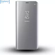 Чехол книжка Anomaly Clear View Case для Samsung Galaxy A8 Plus 2018 Silver (Серебристый)