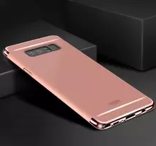 Чехол бампер Mofi Electroplating Case для Samsung Galaxy Note 9 Rose Gold (Розовое Золото)