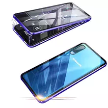 Чехол бампер Anomaly Magnetic 360 With Glass для Samsung Galaxy A70 Purple (Фиолетовый)