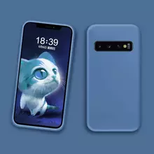 Чехол бампер Anomaly Silicone для Samsung Galaxy S10e Blue (Синий)