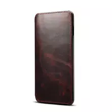 Чехол книжка для Samsung Galaxy S10 Plus Anomaly Wax Oil Red (Красный)