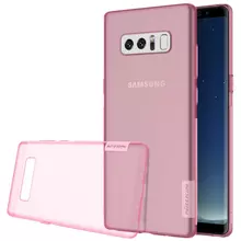 Чехол бампер Nillkin TPU Nature Case для Samsung Galaxy Note 8 Pink (Розовый)