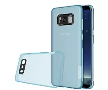 Чехол бампер Nillkin TPU Nature Case для Samsung Galaxy S8 Blue (Голубой)