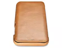 Чехол книжка c натуральной кожи Icarer Curved Edge Vintage Case для Samsung Galaxy S9 Plus Khaki (Хаки)