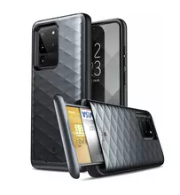 Чехол бампер Clayco Argos для Samsung Galaxy S20 Ultra Black (Черный)