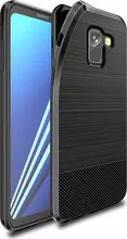 Чехол бампер Dux Ducis Carbon Magnetic для Samsung Galaxy A8 Plus 2018 A730F Black (Черный)