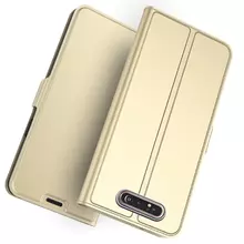 Чехол книжка Dux Ducis Skin Pro Case для Samsung Galaxy A80 Gold (Золотой)