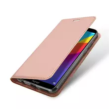Чехол книжка Dux Ducis Skin Pro Case для Samsung Galaxy A6 2018 Rose Gold (Розовое Золото)