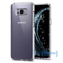 Чехол бампер Spigen Case Ultra Hybrid для Samsung Galaxy S8 Crystal Clear (Прозрачный)