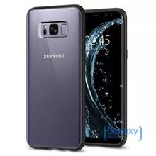 Чехол бампер Spigen Case Ultra Hybrid для Samsung Galaxy S8 Black (Черный)