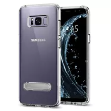 Чехол бампер Spigen Case Ultra Hybrid S для Samsung Galaxy S8 Crystal Clear (Прозрачный)