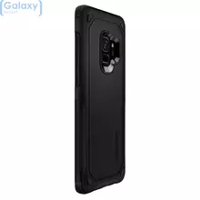 Чехол бампер Spigen Case Hybrid Armor Series для Samsung Galaxy S9 Plus Black (Черный)
