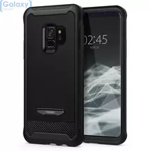 Чехол бампер Spigen Case Reventon Series для Samsung Galaxy S9 Black (Черный)