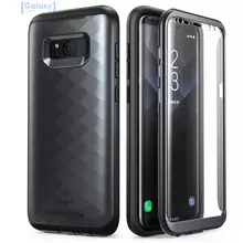 Чехол бампер Clayco Hera Full-Body Case with Screen Protector для Samsung Galaxy S8 Plus G955F Black (Черный)