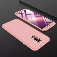 Чехол бампер GKK Dual Armor Case для Samsung Galaxy A6 Plus 2018 Rose Gold (Розовое золото)