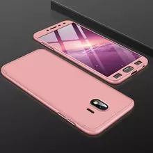 Чехол бампер GKK Dual Armor Case для Samsung Galaxy J4 (2018) Rose Gold (Розовое золото)