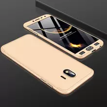 Чехол бампер GKK Dual Armor Case для Samsung Galaxy J4 (2018) Gold (Золотистый)