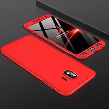 Чехол бампер GKK Dual Armor Case для Samsung Galaxy J4 (2018) Red (Красный)