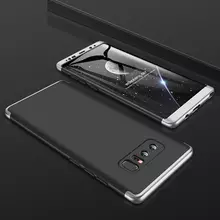 Чехол бампер GKK Dual Armor Case для Samsung Galaxy Note 8 Black\Silver (Черный\Серебристый)