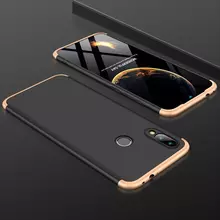 Чехол бампер GKK Dual Armor Case для Samsung Galaxy M20 (2019) Black\Gold (Черный\Золотистый)