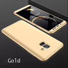 Чехол бампер GKK Dual Armor Case для Samsung Galaxy A6 2018 Gold (Золотой)