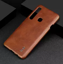 Чехол бампер Imak Leather Fit для Samsung Galaxy A9 2018 Brown (Коричневый)