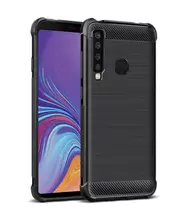 Чехол бампер Imak Vega Carbon Case для Samsung Galaxy A9 2018 Black (Черный)