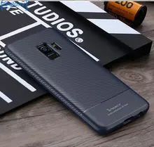 Чехол бампер Ipaky Jeans Case для Samsung Galaxy S9 Blue (Синий)