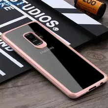 Чехол бампер Ipaky Silicone Case для Samsung Galaxy S9 Plus Rose Gold (Розовое Золото)